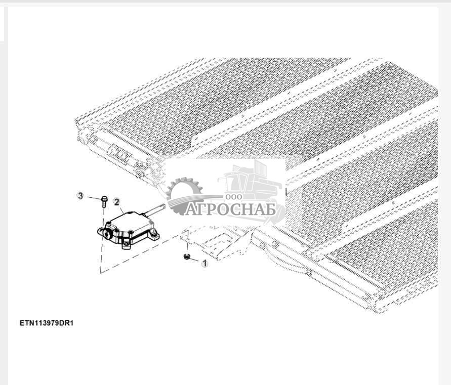 Привод нижнего решета 